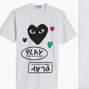 Multi Heart Cotton Graphic Tee
Comme des Garçons PLAY